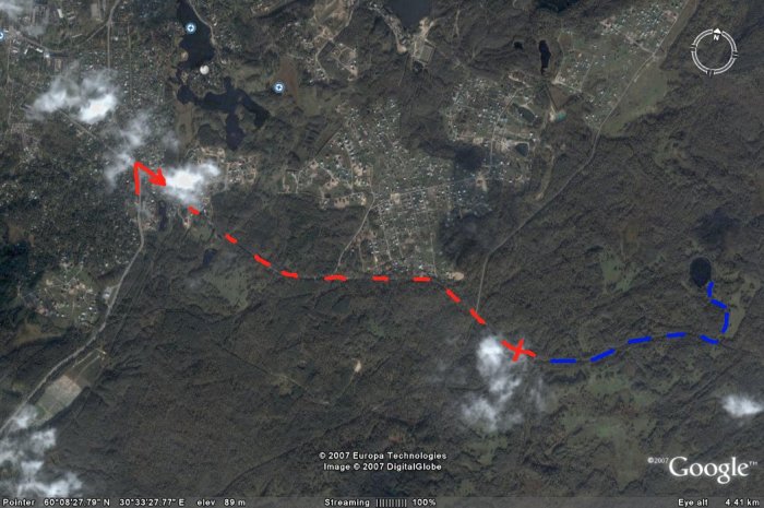 путь к Школьному озеру