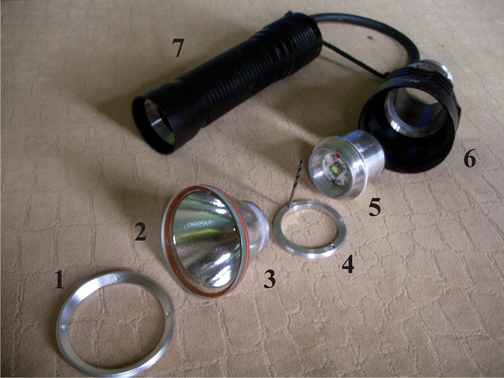 Разборка фонаря 850