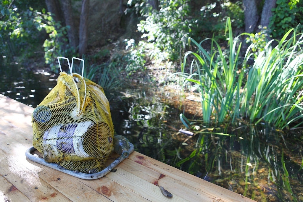 Субботник по очистке подводного полигона