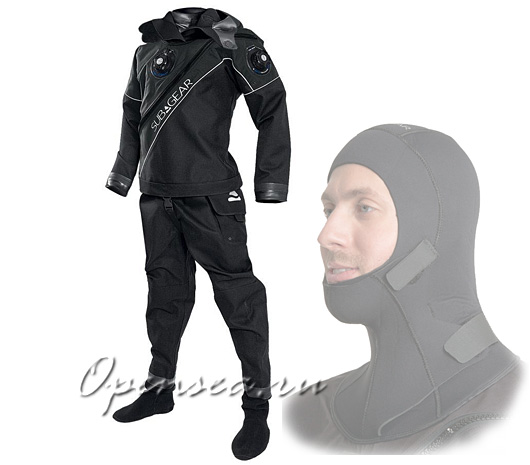 Гидрокостюм сухой Subgear Extender BMS со встроенным шлемом