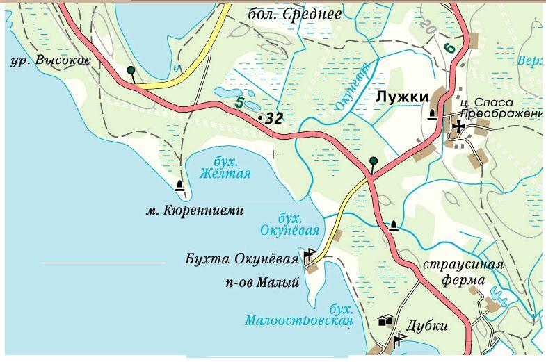Бухты Жёлтая и Окунёвая