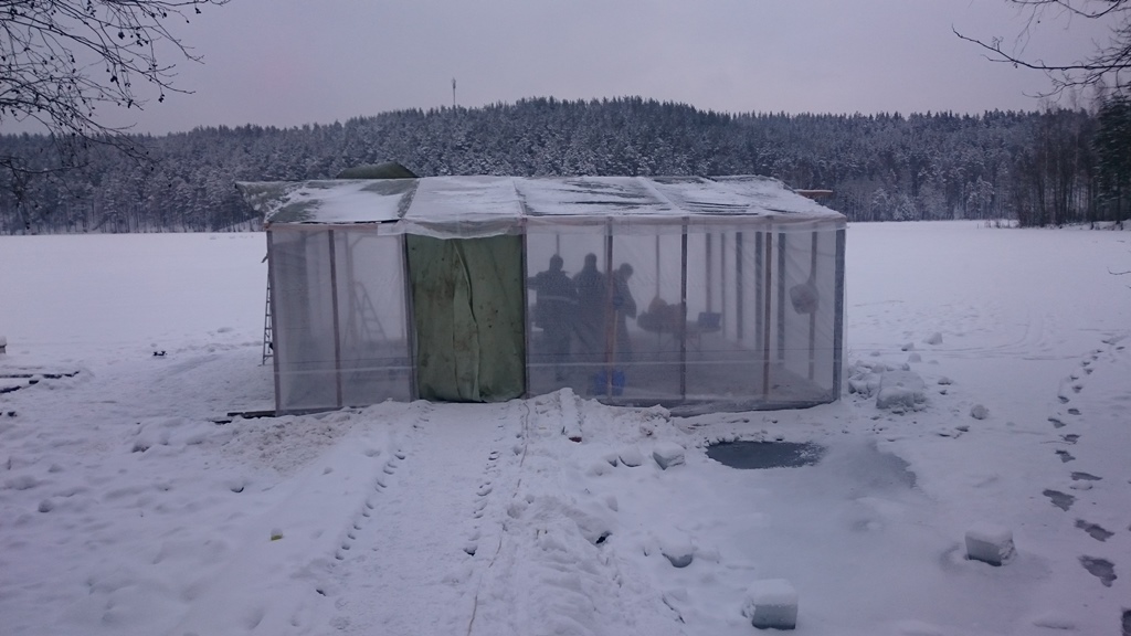 тёплое помещение на воде!!! тёплое помещение на воде!!!