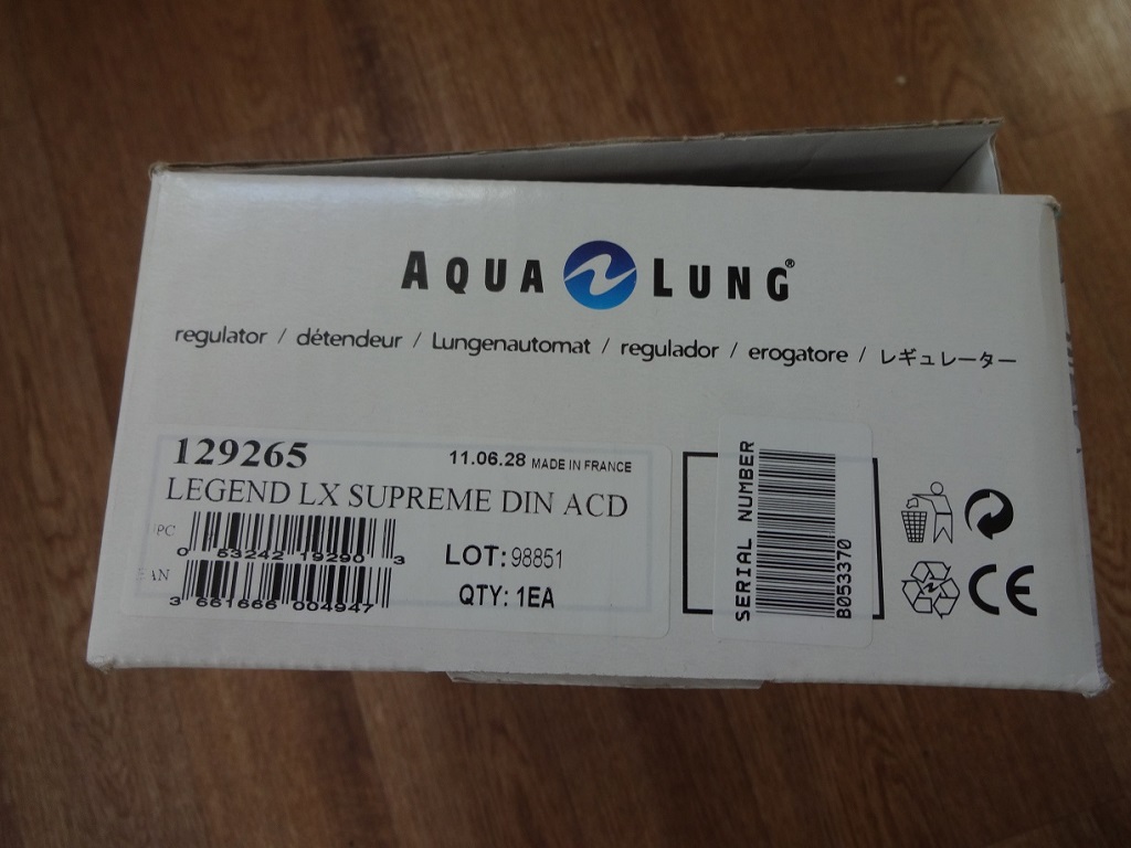 Регулятор AQUALUNG LEGEND LUX SUPREME ACD DIN 2 Регулятор AQUALUNG LEGEND LUX SUPREME ACD DIN 2