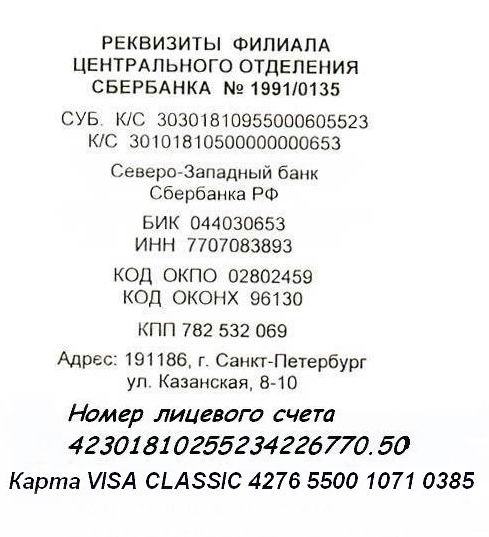 VISA CLASSIK