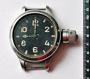 Советские водолазные часы Златоустовского завода, модель 191 ЧС. Экспонат Кронштадского Морского музея.