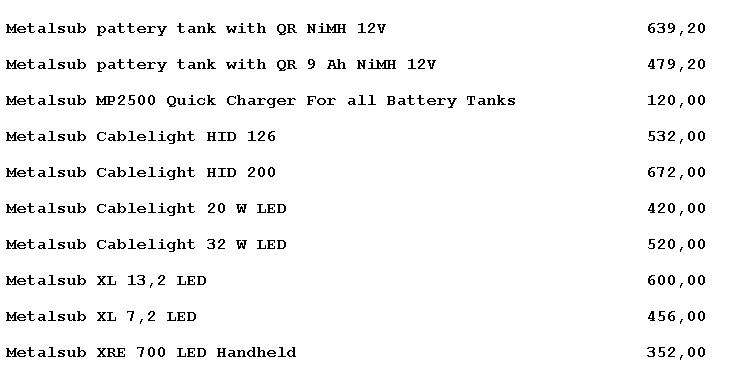 Metalsub prices Metalsub prices