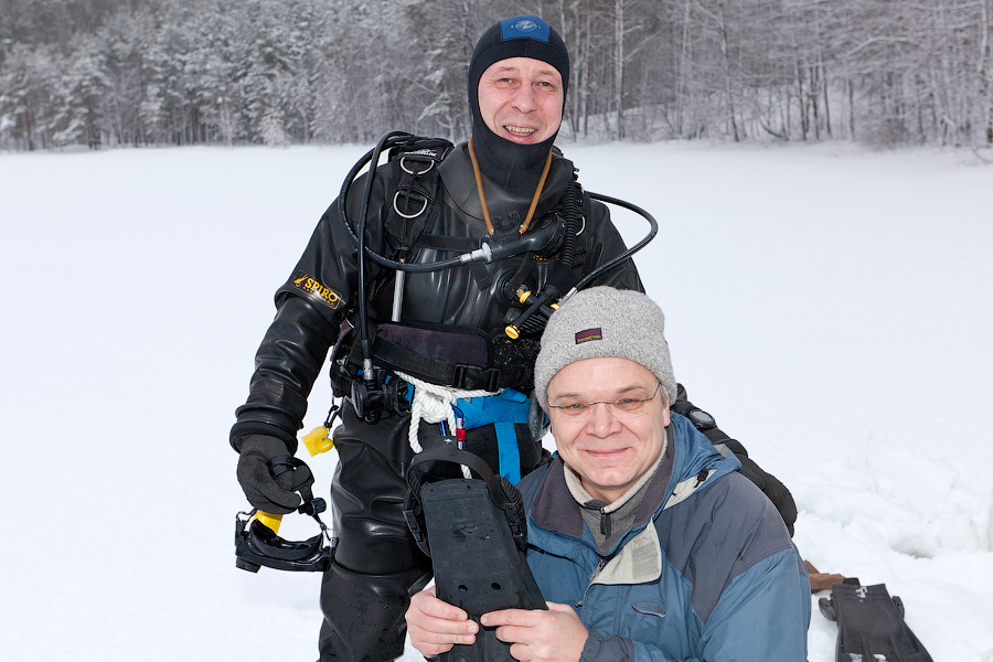 Цвелодубово: подлёдная нырялка и волейбол. 04-06.02.11