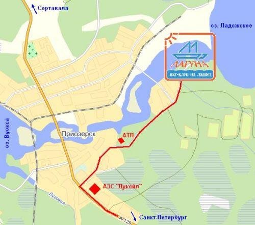 Схема проезда на причал