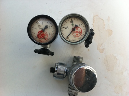 Редуктор АВМ и манометры