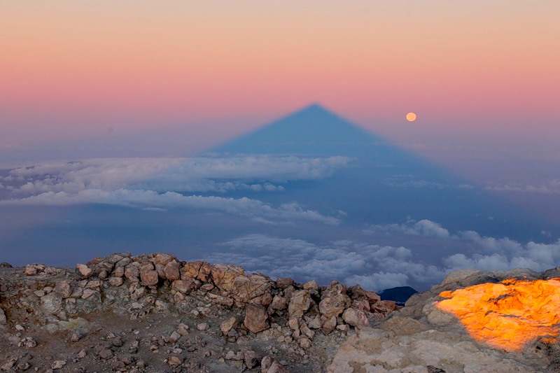 La sombra del Teide