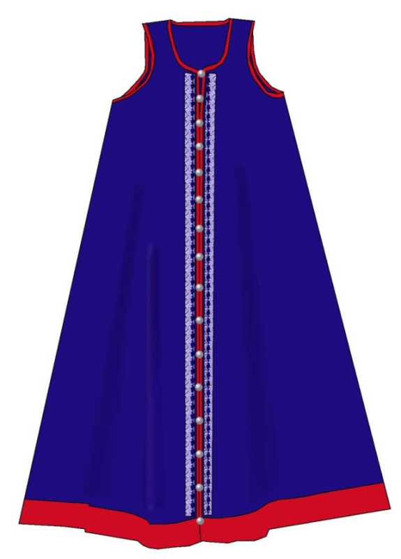 открытый сарафан