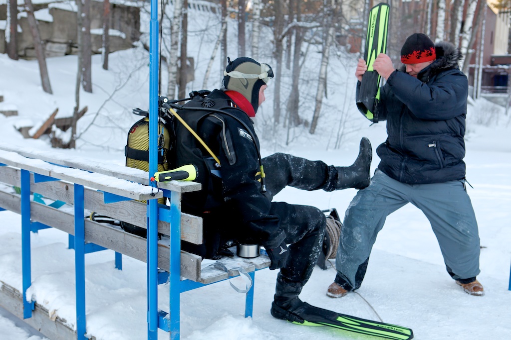 Ice-diving Ice-diving