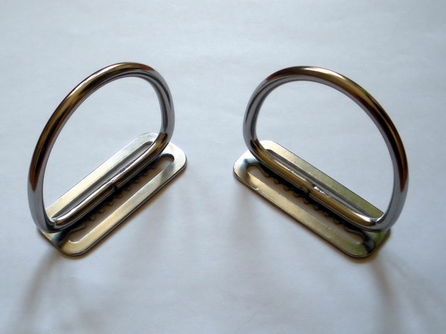 D-КОЛЬЦО 50-5 НА ДВУХЩЕЛЕВОЙ ПРЯЖКЕ УГОЛ 90 D-КОЛЬЦО 50-5 НА ДВУХЩЕЛЕВОЙ ПРЯЖКЕ УГОЛ 90