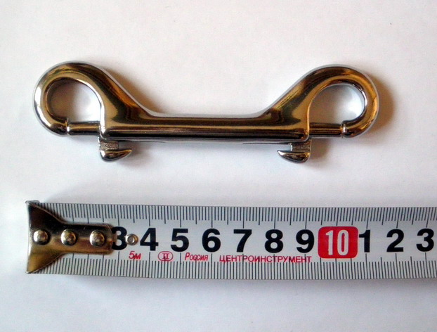 КАРАБИН ДВУХСТОРОННИЙ СТАЛЬ 116 ММ КАРАБИН ДВУХСТОРОННИЙ СТАЛЬ 116 ММ