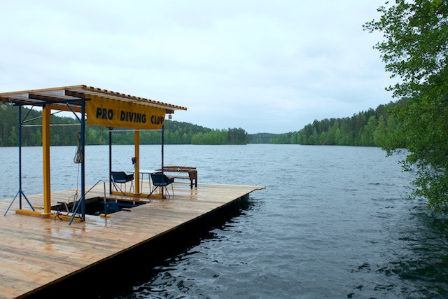 Субботник по очистке подводного полигона Субботник по очистке подводного полигона