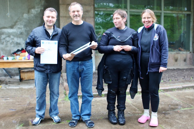 Субботник по очистке подводного полигона