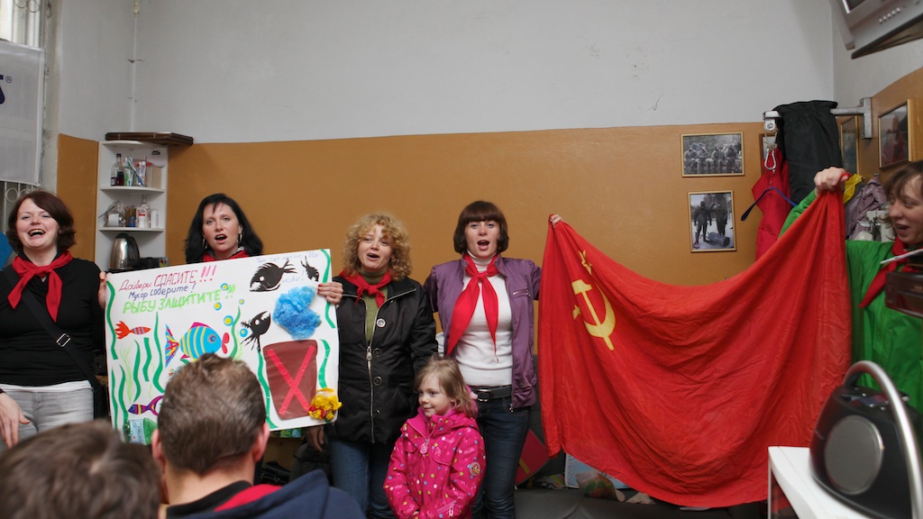 Субботник по очистке подводного полигона