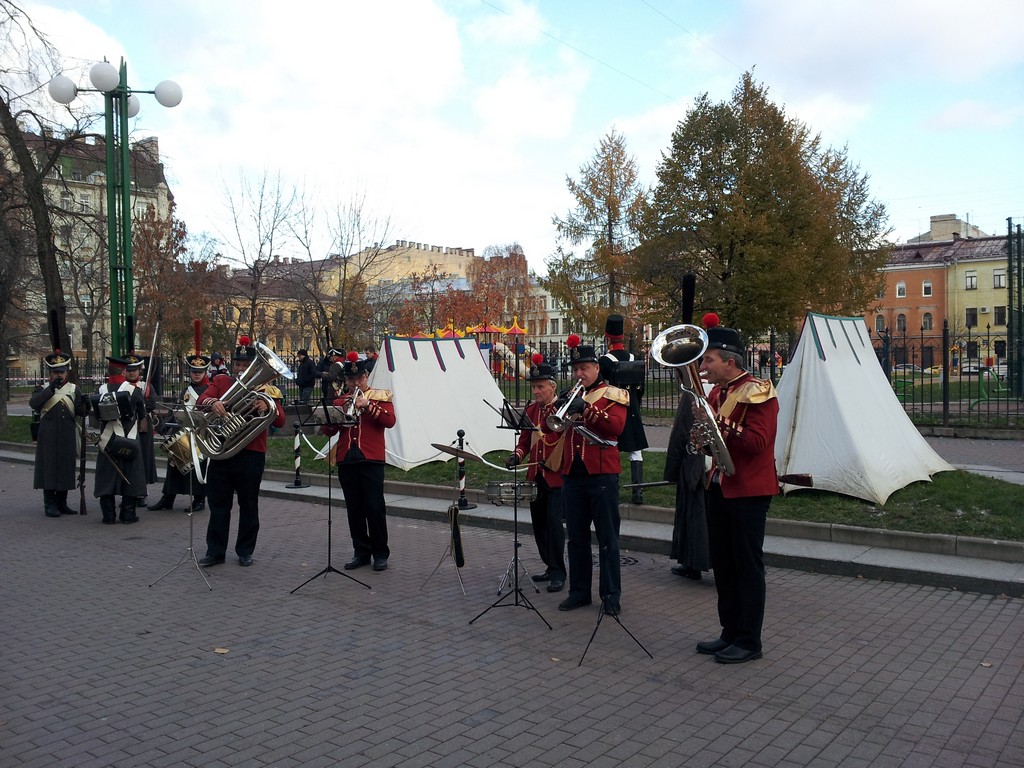 Реконструкция "Три эпохи Преображенского полка" Реконструкция "Три эпохи Преображенского полка"
