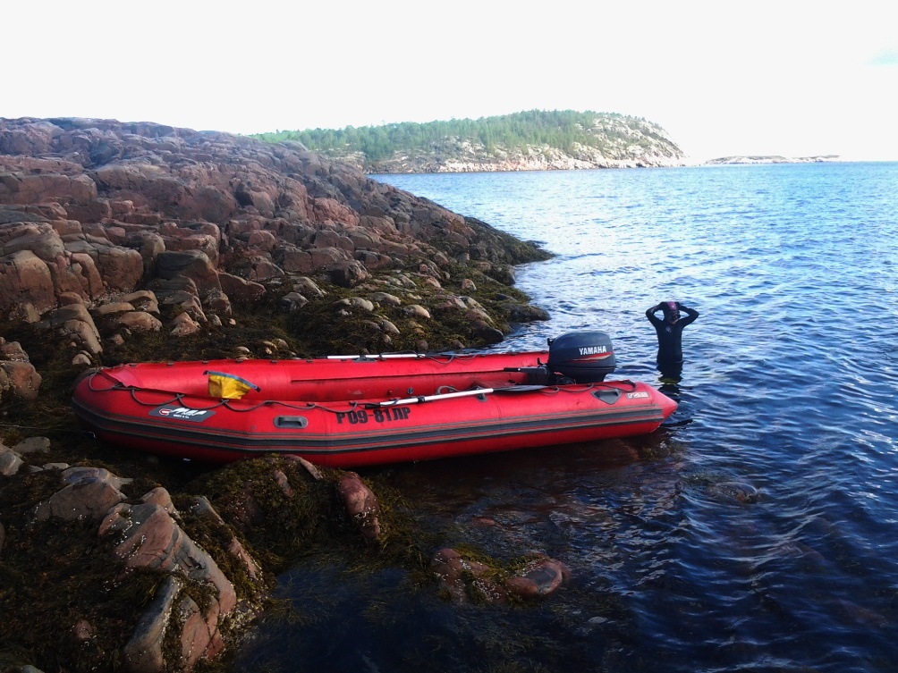 Белое море. Лодка