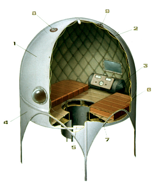 подводная лаборатория СПРУТ_схема подводная лаборатория СПРУТ_схема