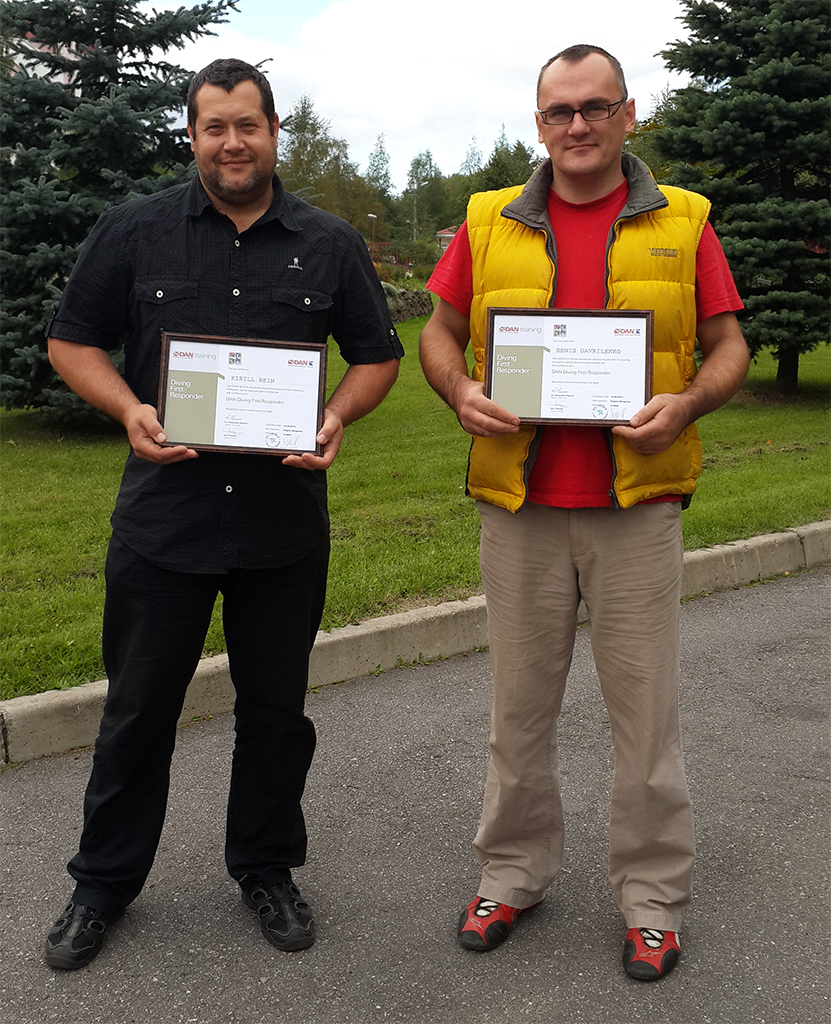 Diving first responder, 2014 Diving first responder, 2014