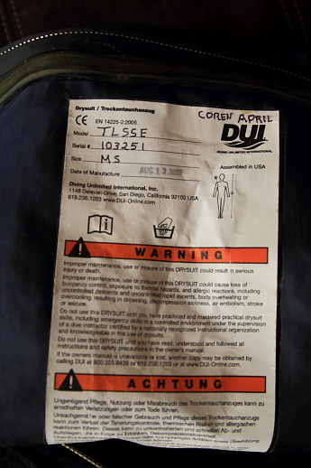 Сухарь DUI TLS SE женский размер MS