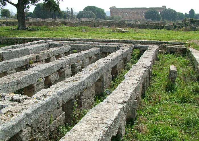 подводный лабиринт в античном бассейне