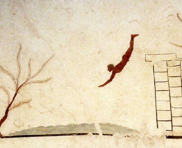 гробница античного дайвера гробница античного дайвера