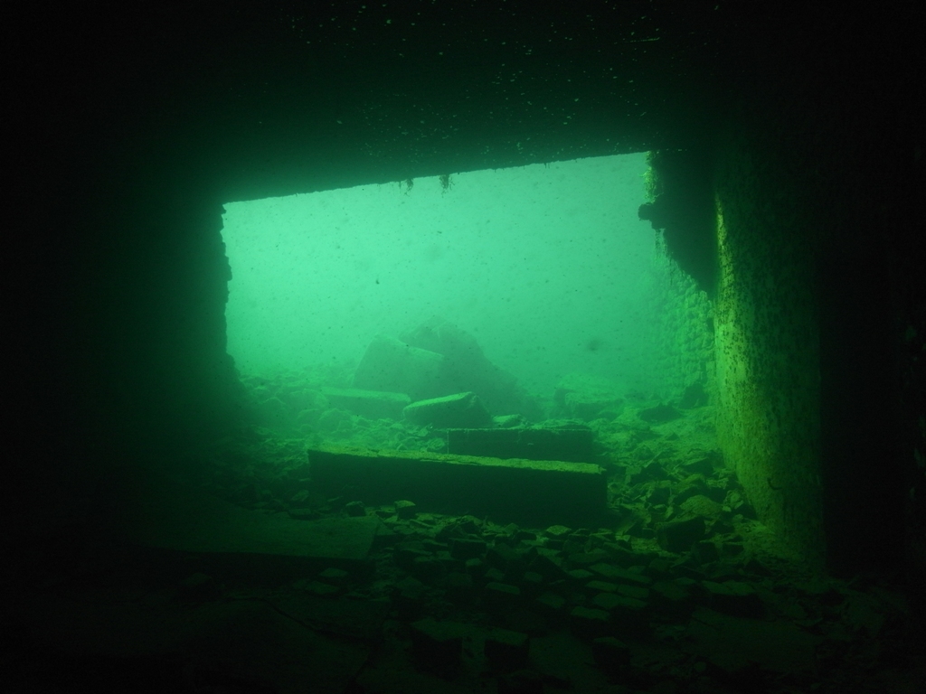 Затопленная тюрьма Эстония Румму