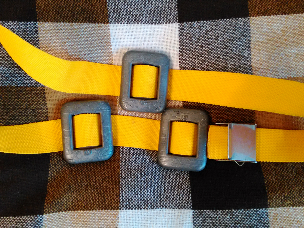 Пояс грузовой со свинцом 3кг, желтый