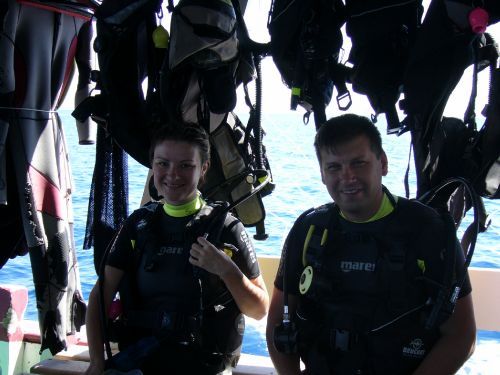 Перед "заныром" :) Турция. 2005 г.