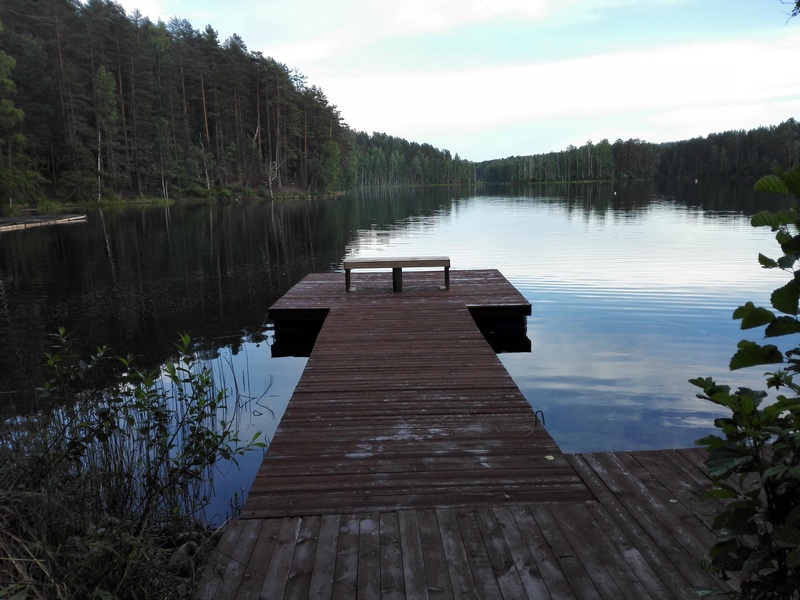 скамья для одевания бисиди и отдыха на понтоне