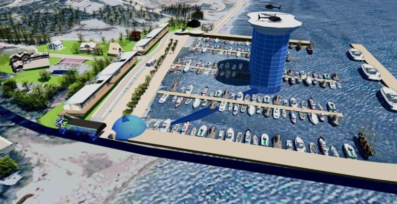 Морской порт в Алуште Морской порт в Алуште