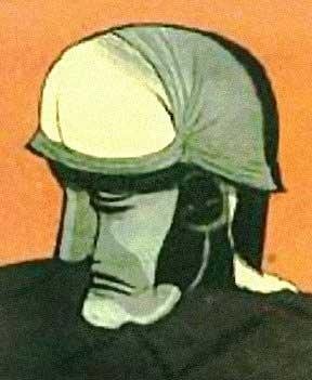 Кто о чем...По мне - так лицо военного в каске )) а Вы что увидели?