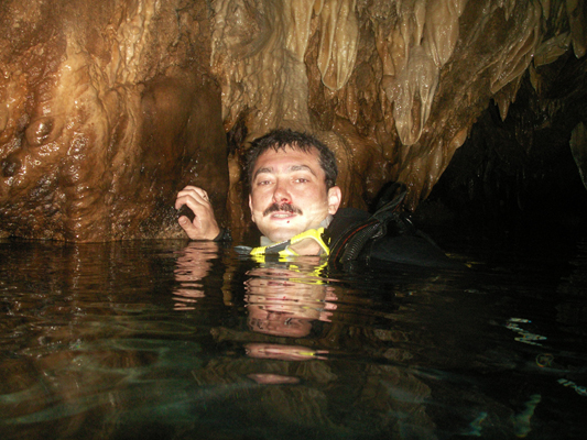 в пещере Ramba Cave