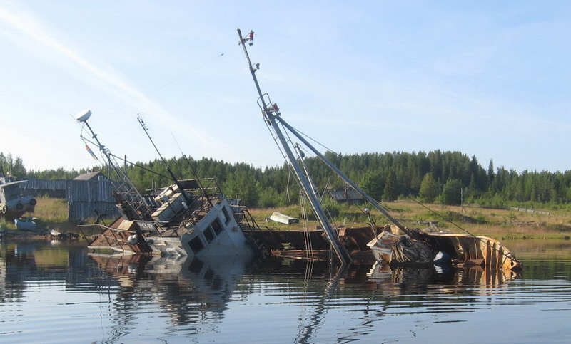 Пиратский корабль.