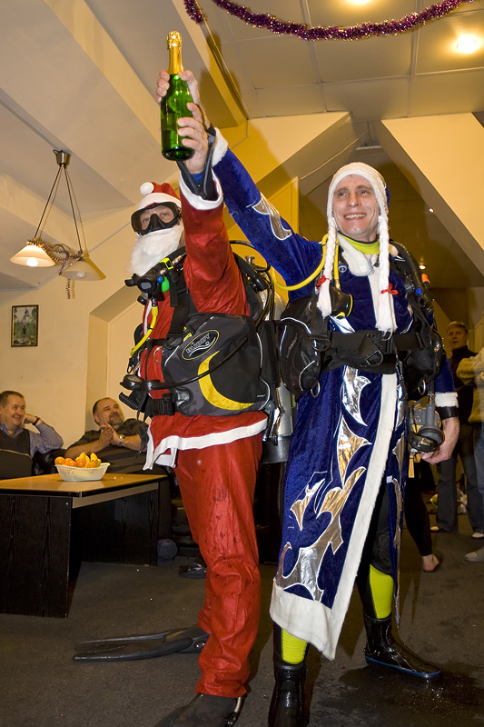 Встреча Нового 2009 года в клубе Белый Тюлень.