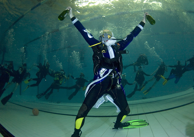 Встреча Нового 2009 года в клубе Белый Тюлень.