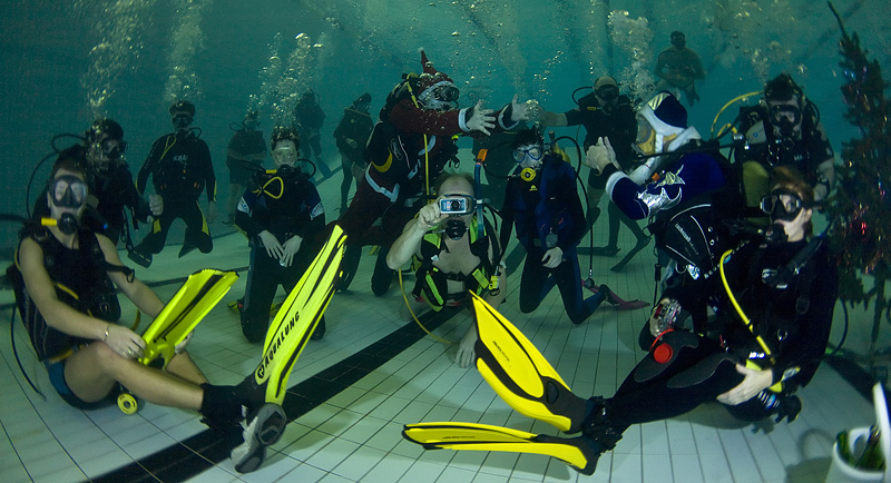 Встреча Нового 2009 года в клубе Белый Тюлень.