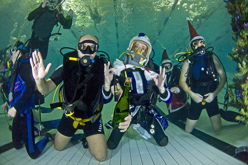 Встреча Нового 2009 года в клубе Белый Тюлень.