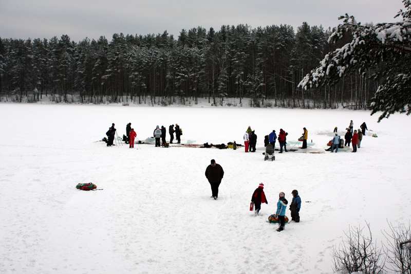 Подледные погружения в Цвелодубово (23-25 января 2009)