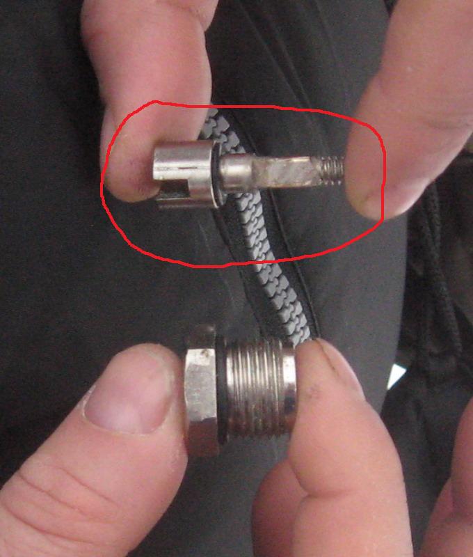 Шток клапана.