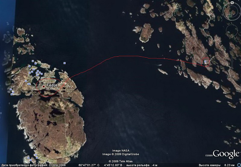 Маршрут (Берген 2009). Маршрут (Берген 2009).