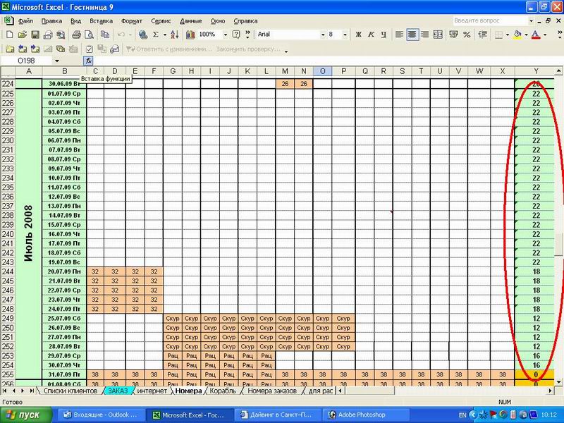 Июль (данные на 30,05,09)